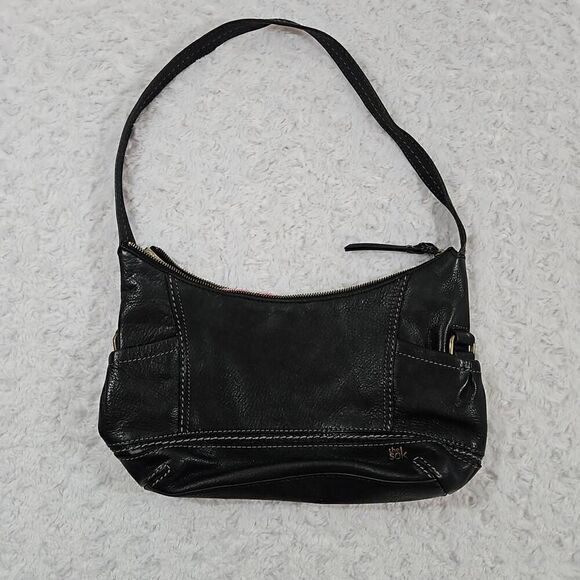 The Sak ‘Kendra’ Black Leather Soft Hobo Shoulder Bag Vegan Leather - Picture 1 of 14
